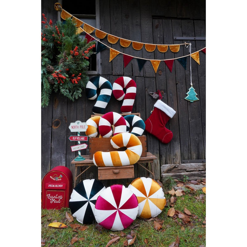 „Green Lollipop“ Patchwork-Kissen