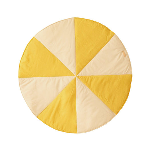 Moi Mili Runde Patchwork-Matte „Honey Candy“ – Produktfoto 2