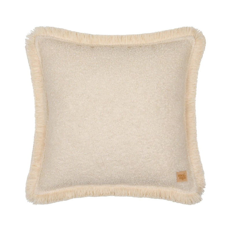 Bouclé-Kissen „Cream“ – Creme, 40 × 40 cm