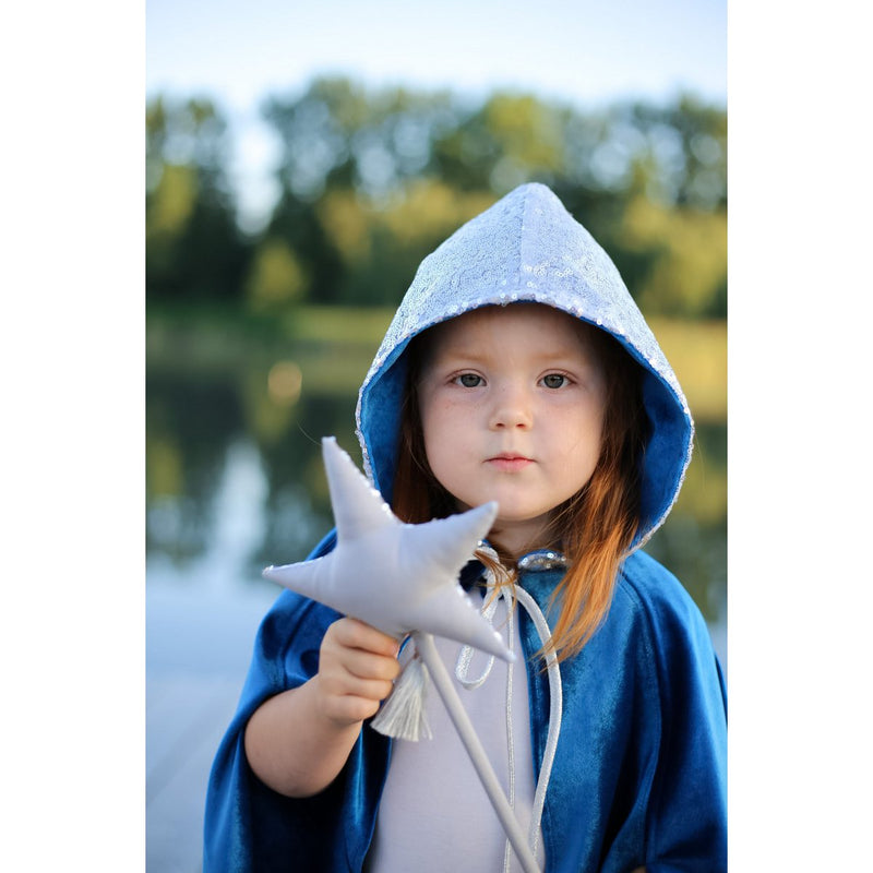 Zauberstab „Silver Magic“ mit Pailletten – Silber