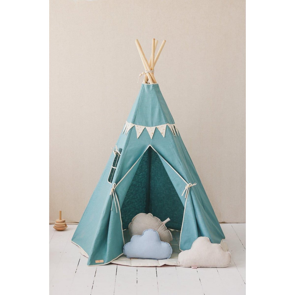Moi Mili Kinder-Tipi-Zelt „Gold Star“ – Produktansicht