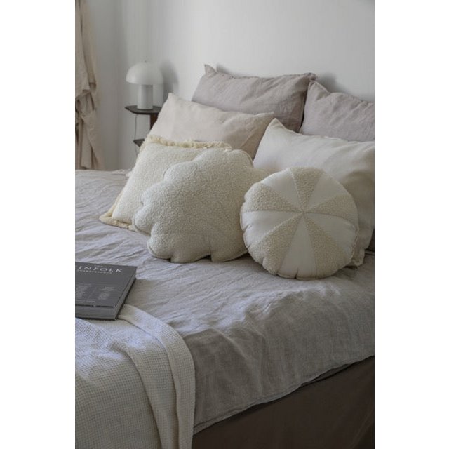 Bouclé-Kissen „Cream“ – Creme, 40 × 40 cm