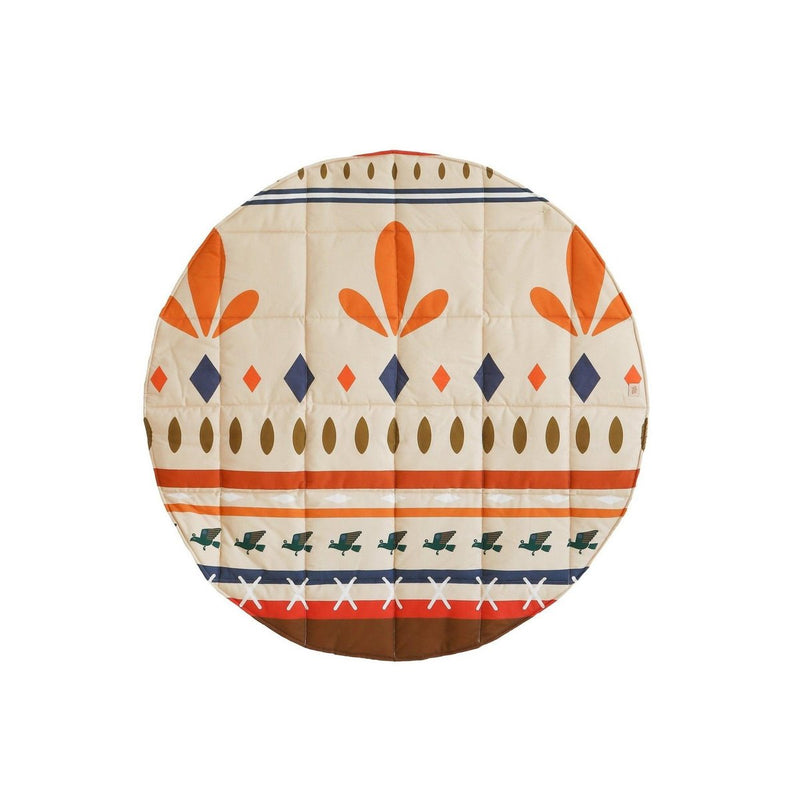 Runde Baumwollmatte „Native Vibe“