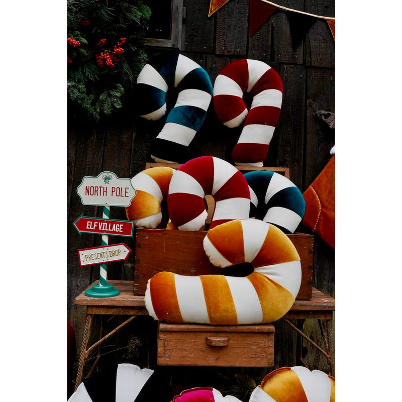 Weihnachts-Lollipop-Kissen „Red Lollipop“