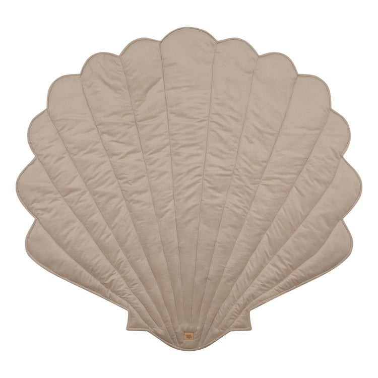 Samt-Muschelspielmatte „Creme“