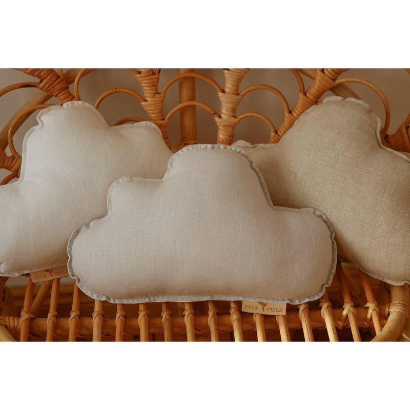 Wolkenkissen aus Leinen „Sand“