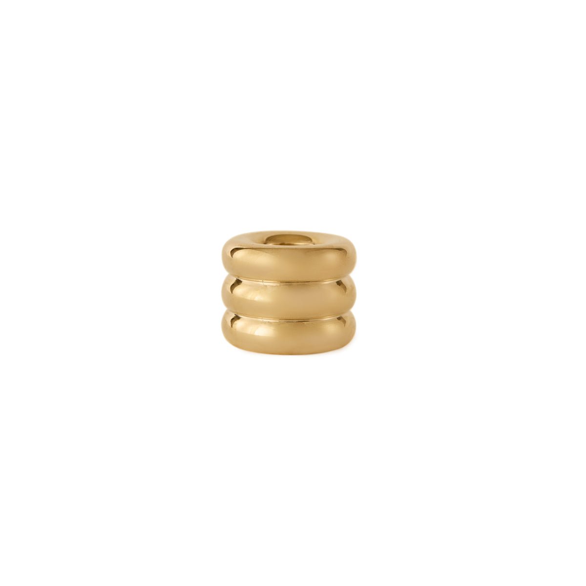 Savi Kerzenhalter aus Messing – Ø4,6 × H3 cm von OYOY Living Design