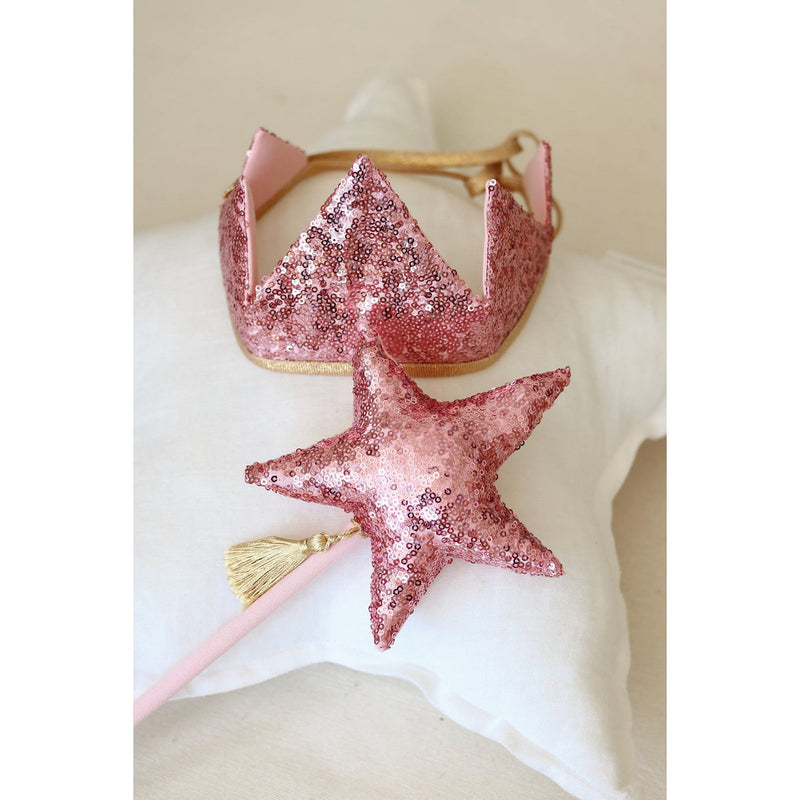 Verkleidungsset „Pink Magic“ – Krone & Zauberstab