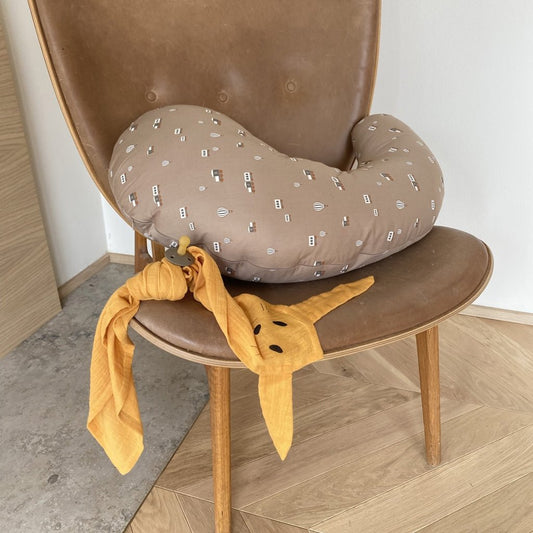 Weitere Ansicht von Kuscheltücher „Bjørk Hase“ – 2er-Set, Goldgelb