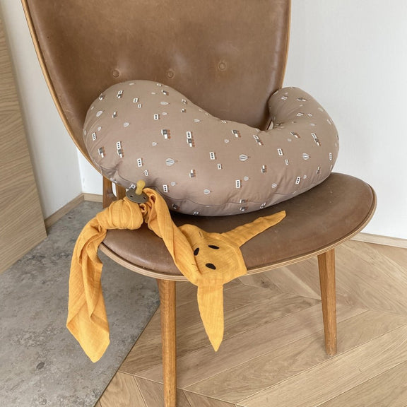 Weitere Ansicht von Kuscheltücher „Bjørk Hase“ – 2er-Set, Goldgelb