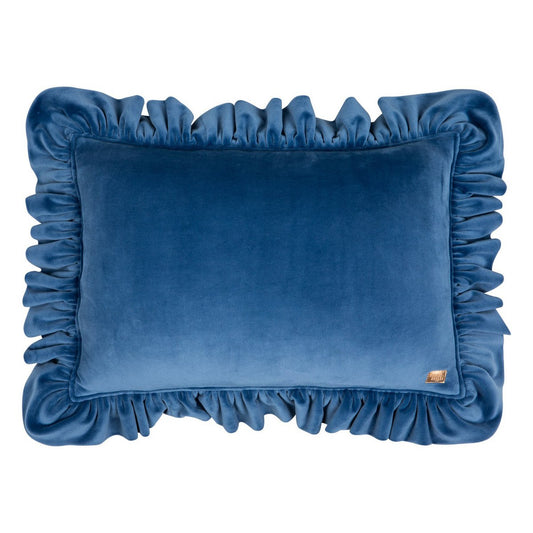 Moi Mili Samtkissen „Sapphire“ mit Rüschen – 40 × 60 cm – Produktfoto 2
