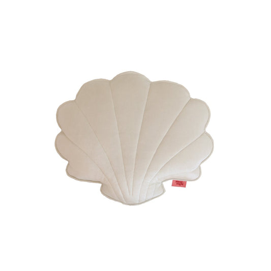 Moi Mili Samt-Muschelkissen „White Pearl“ – Produktfoto 2