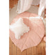 Leinen-Blattmatte „Soft Blush“