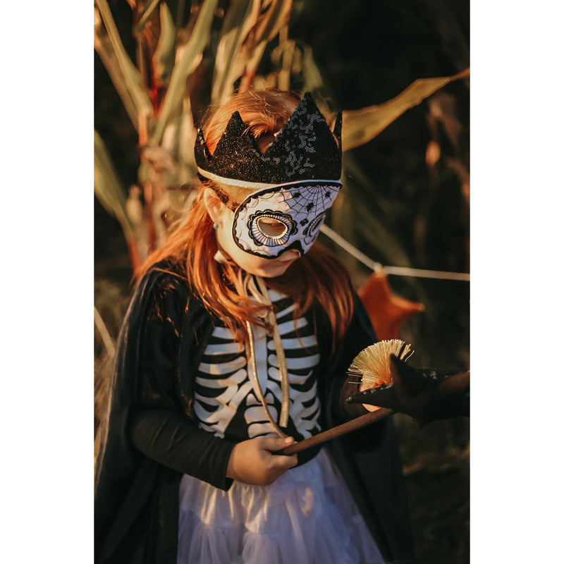 Totenkopfmaske „Black Halloween“