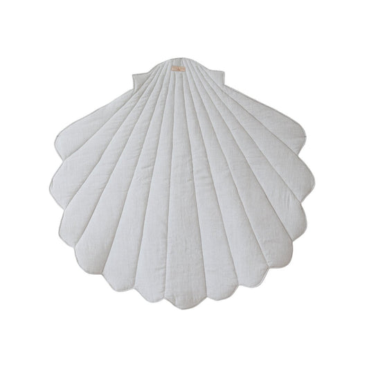 Moi Mili Leinen-Muschelspielmatte „Sand“ – Produktfoto 2