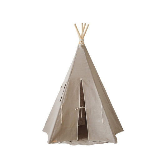 Moi Mili Tipi-Spielzelt „Natural Linen“ aus Leinen – Produktfoto 2