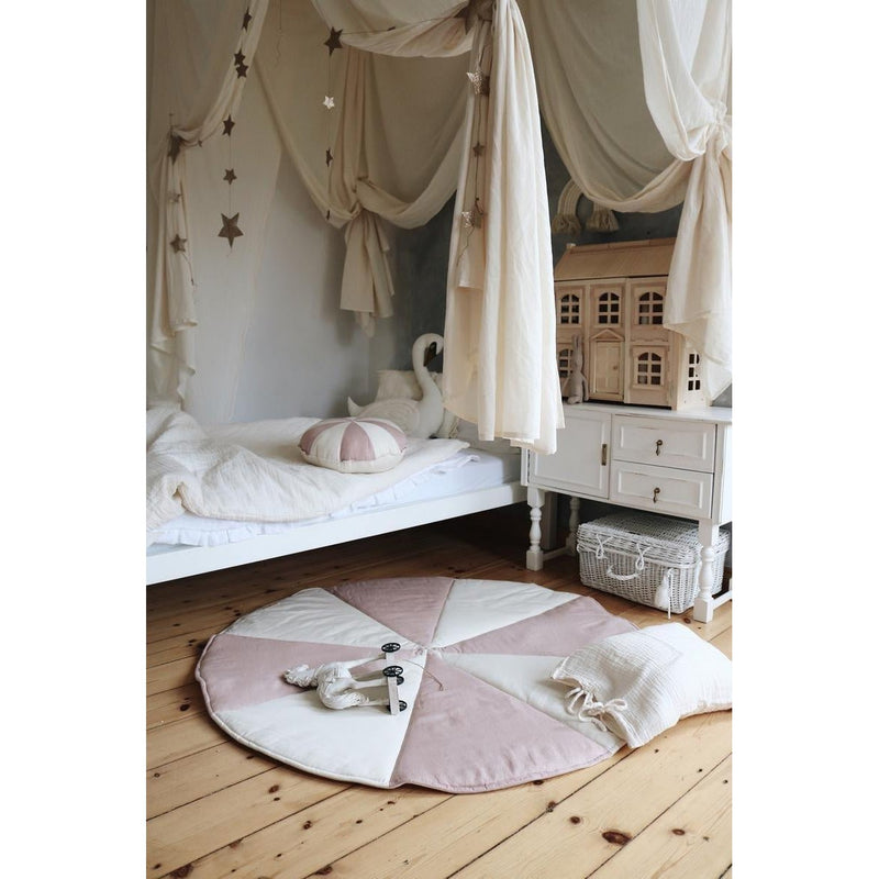 Leinen-Candy-Kissen „Powder Pink Candy“