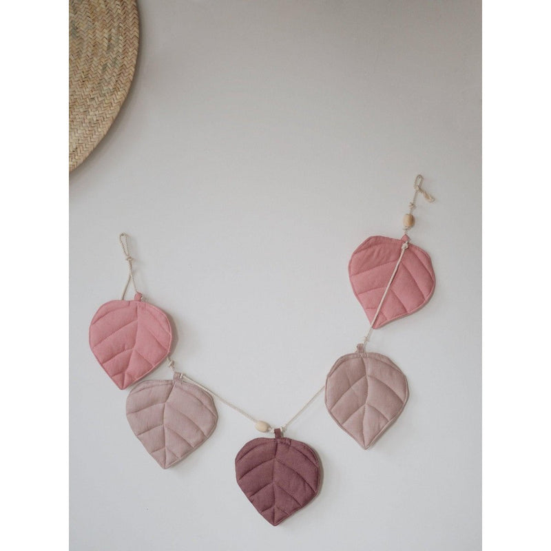 Leinengirlande „Rose Leaves“