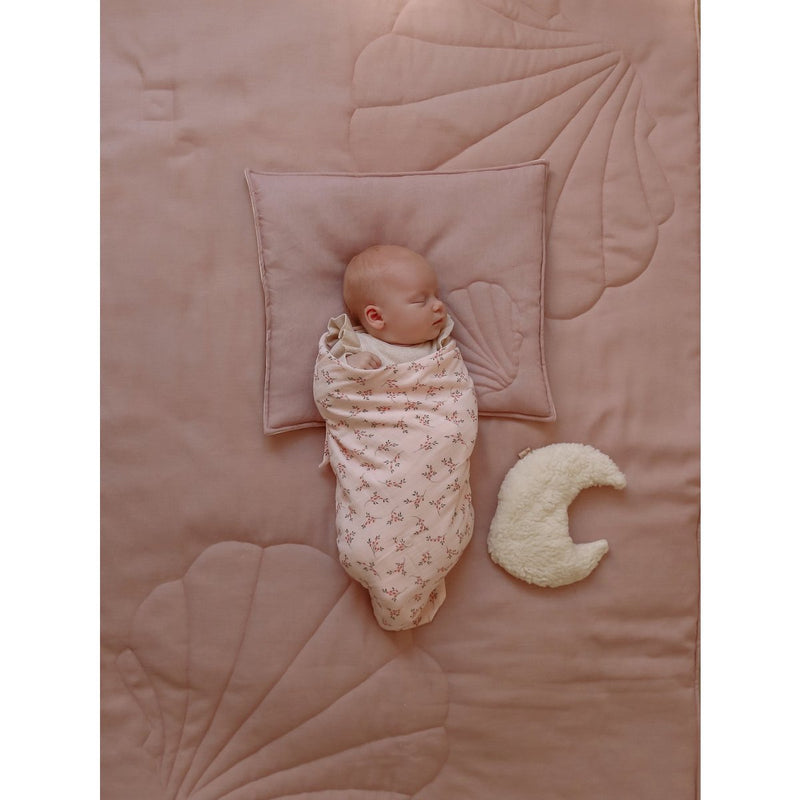 Leinen-Bettset „Shell Powder Rose“