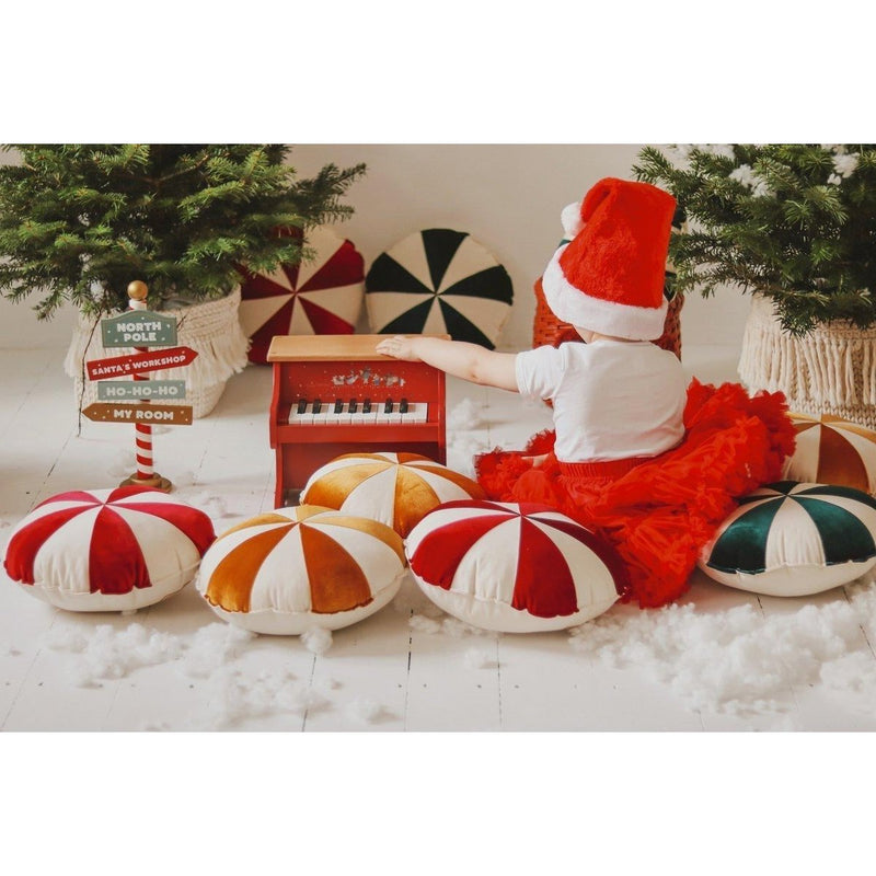 Samt-Candy-Kissen „Red Candy“