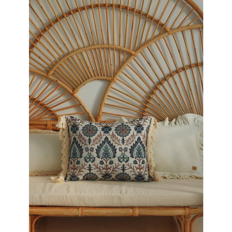 Boho-Kissen „Blue Istanbul“