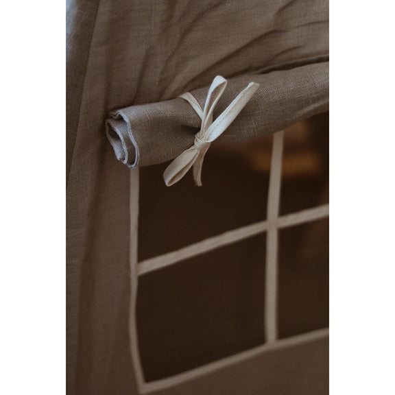 Moi Mili Tipi-Set „Natural Linen“ mit Blatt-Spielmatte – Produktfoto 7