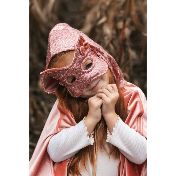 Moi Mili Samt-Katzenmaske „Rose Gold“ – Produktansicht