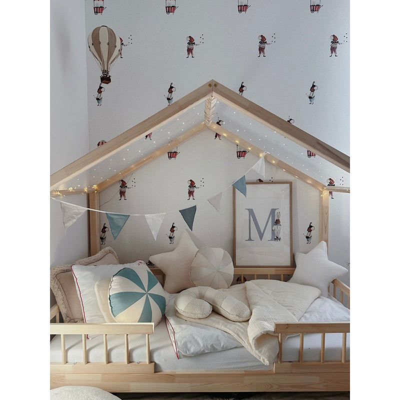 Patchwork-Lollipop-Kissen „White Lamb“
