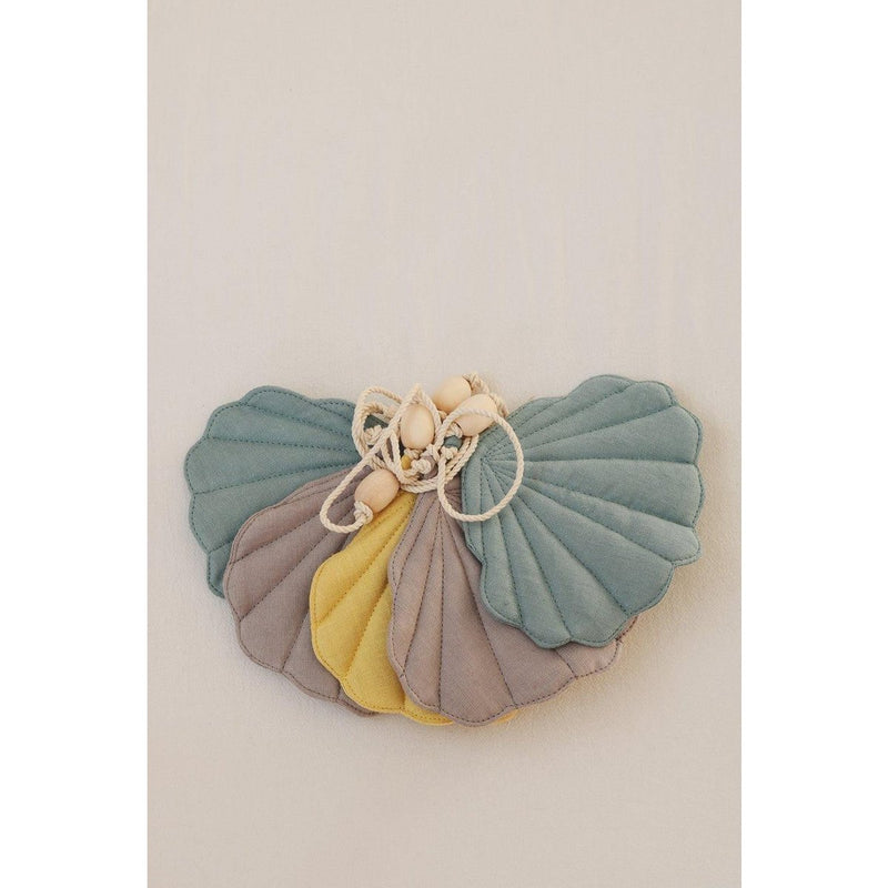 Leinengirlande „Eye of the Sea“ mit Muscheln