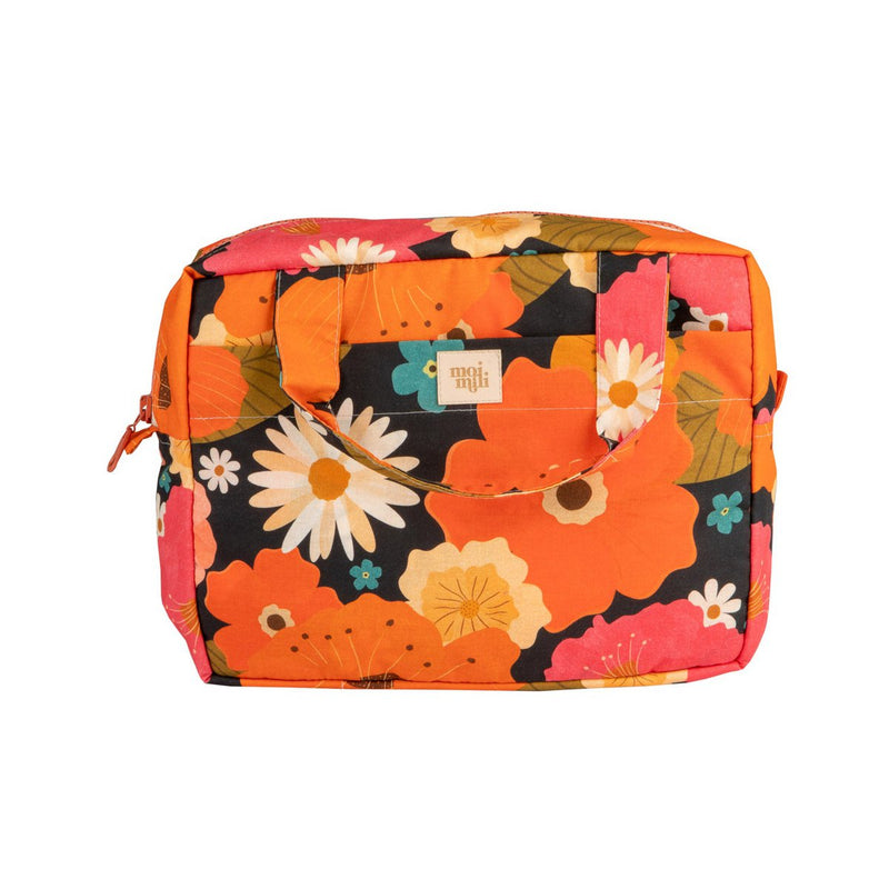 Kosmetiktaschen-Set „Picknick mit Blumen“ – 2-teilig