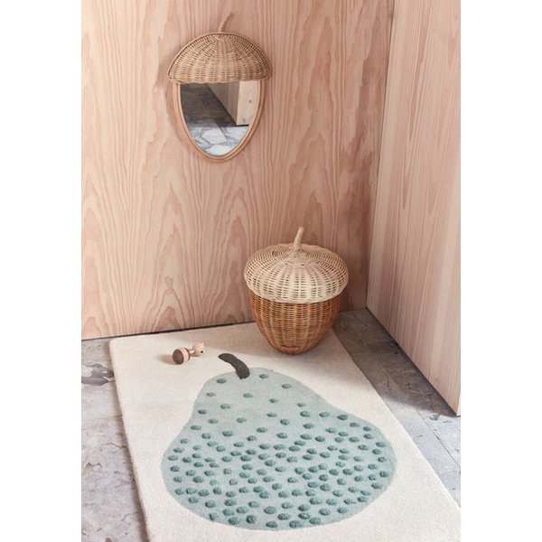 Getufteter Birnen-Teppich – H120 × B75 cm von OYOY MINI – weitere Produktansicht 2