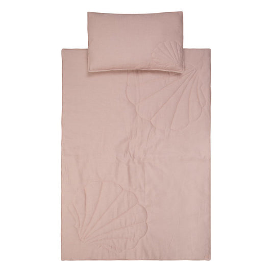 Moi Mili Leinen-Bettset „Shell Powder Rose“ – Large – Produktfoto 2