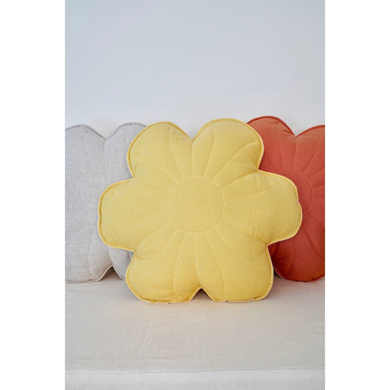 Leinen-Blütenkissen „Sunflower“