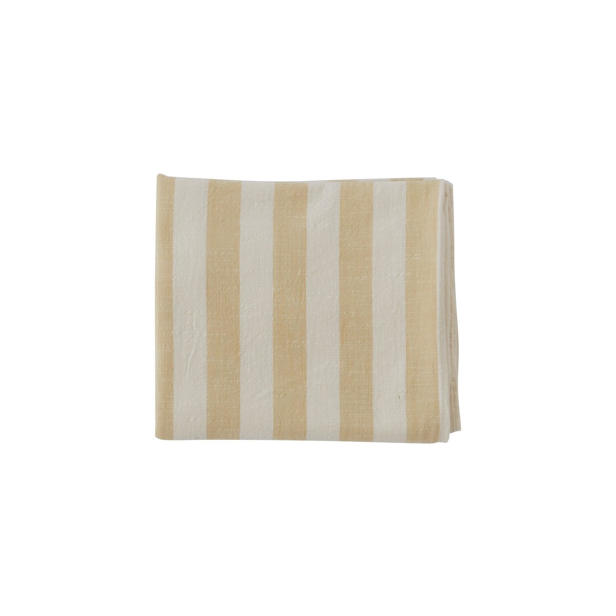 Gestreifte Tischdecke – 200 × 140 cm – Vanille – H200 × B140 cm von OYOY Living Design