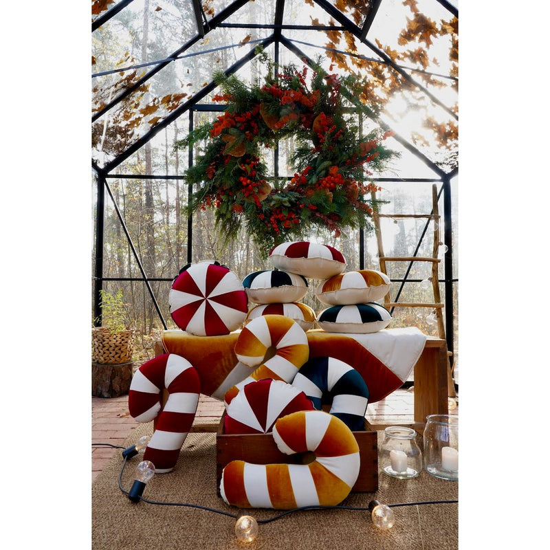 „Gold Lollipop“ Patchwork-Kissen