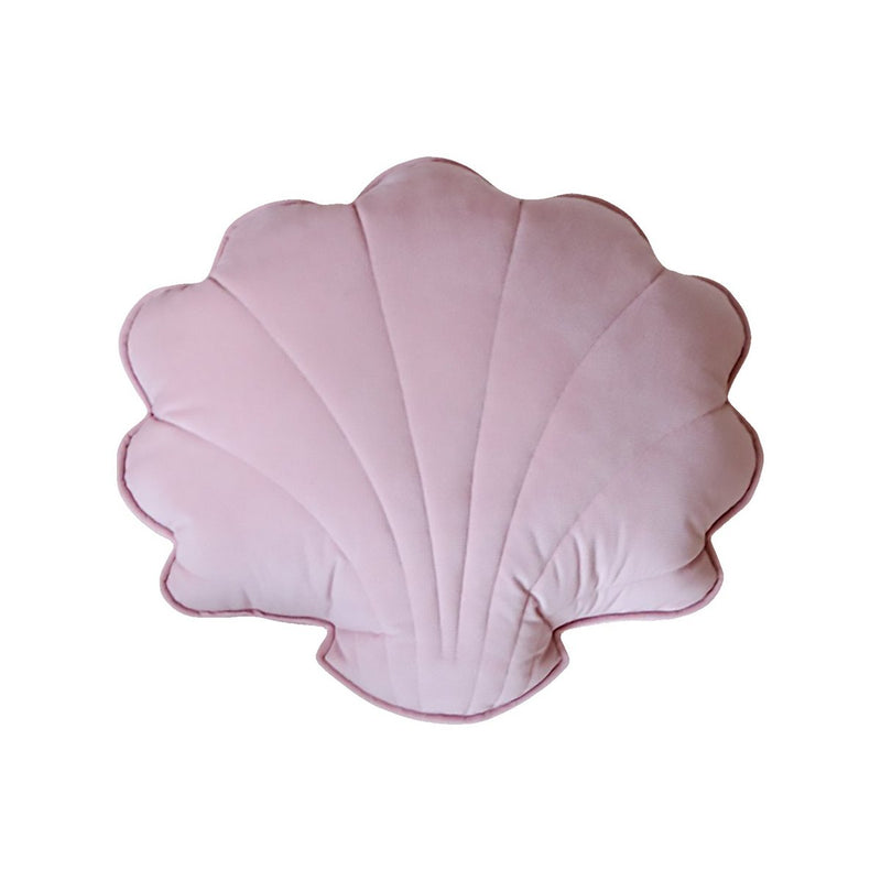 Samt-Muschelkissen „Blush Shell“