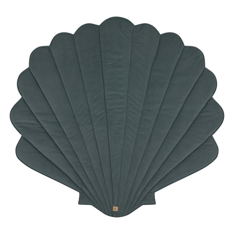 Samt-Muschelspielmatte „Graue Minze“