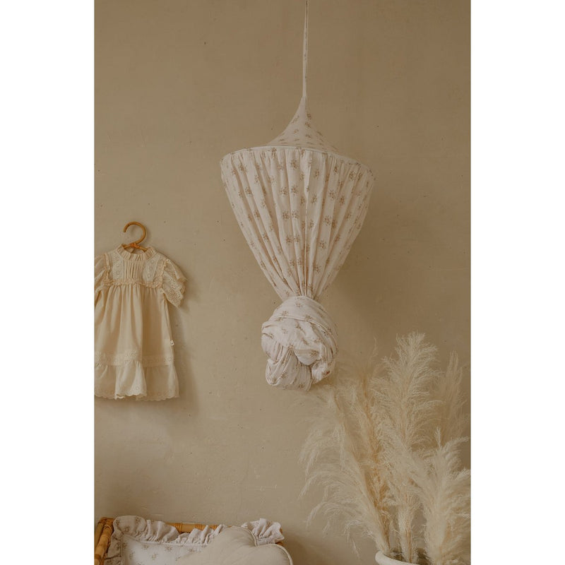 Musselin-Baldachin „Boho Flowers“
