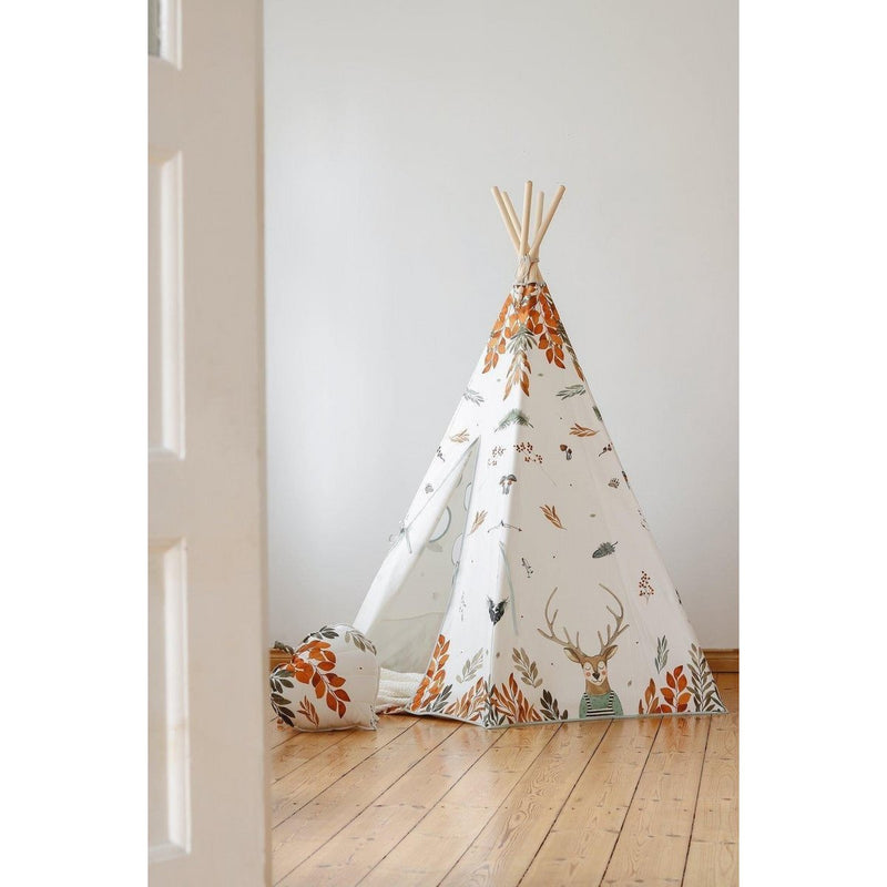 Tipi-Set „Waldfreunde“ mit Spielmatte