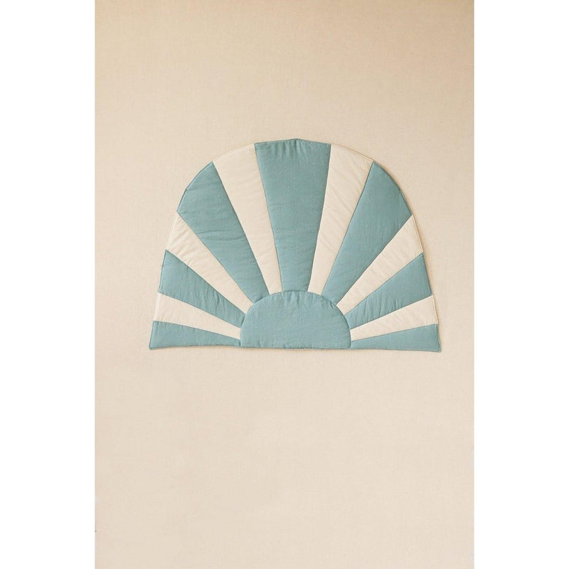 Leinen-Sonnenmatte „Wellen am Ocean Beach“