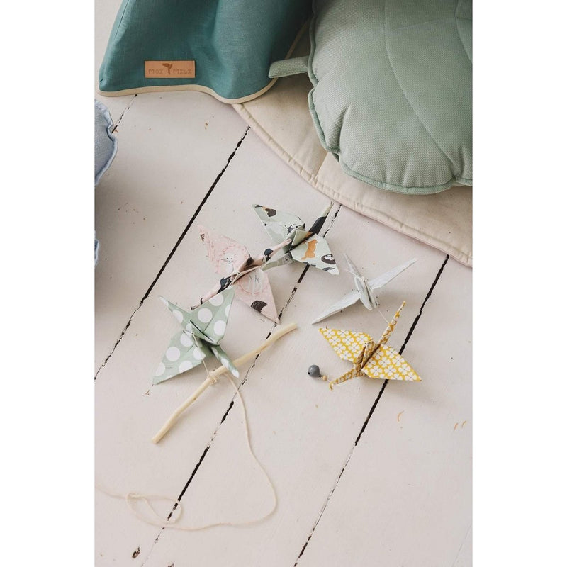 Origami-Mobile „White Cranes“