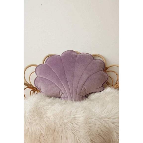 Moi Mili Samt-Muschelkissen „Soft Lilac“ – Produktfoto 3