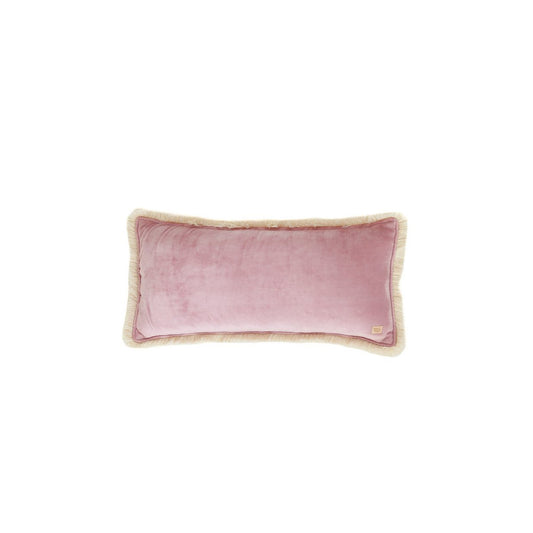 Moi Mili Samt-Kissen „Soft Pink“ mit Fransen – Produktfoto 2