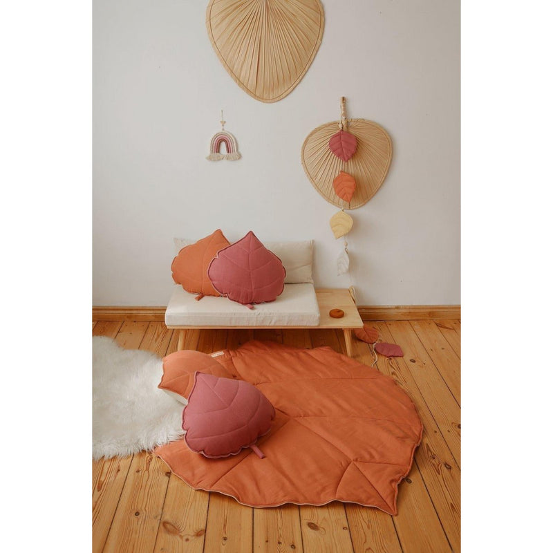 Leinenblattmatte „Papaya“