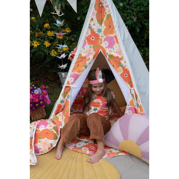 Moi Mili Kinder-Tipi-Zelt „Picknick mit Blumen“ – Produktfoto 9