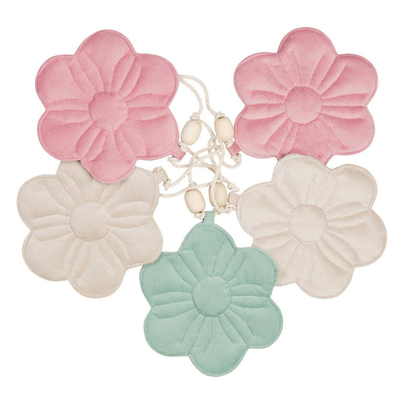 Samtblütengirlande „Pastel Bouquet“