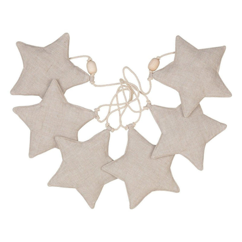 Leinen-Sterngirlande „Star Dust“