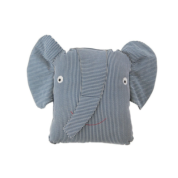 Erik Elefant Kuscheltier aus Denim – H32 × L44 × B14 cm von OYOY MINI