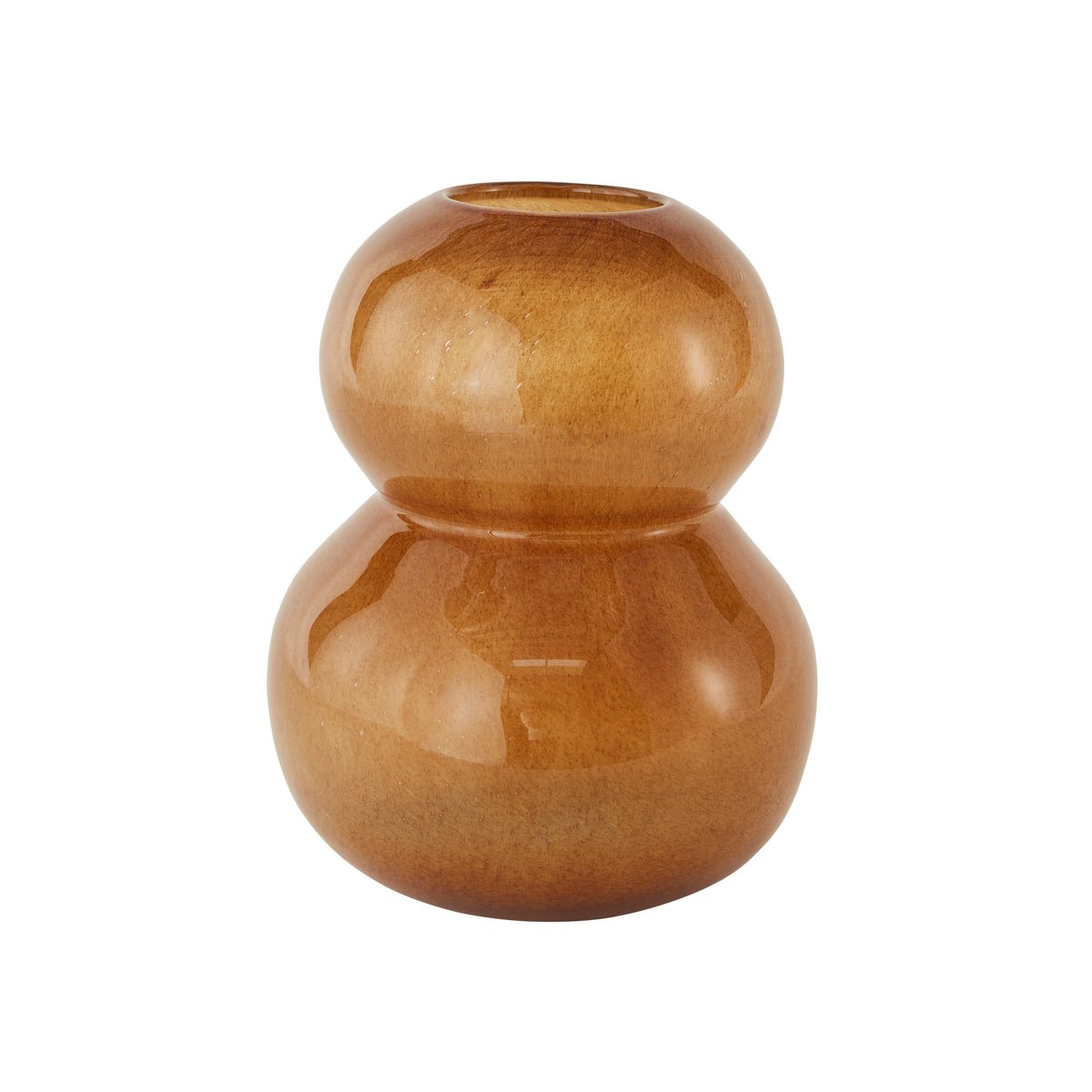 Lasi Vase – groß – Bernstein – Ø25,5 × H30 cm von OYOY Living Design
