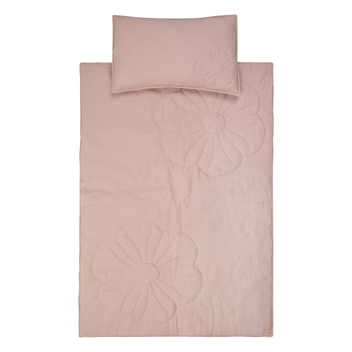 Moi Mili Leinen-Bettset „Bloom Powder Rose“ – Large – Produktansicht